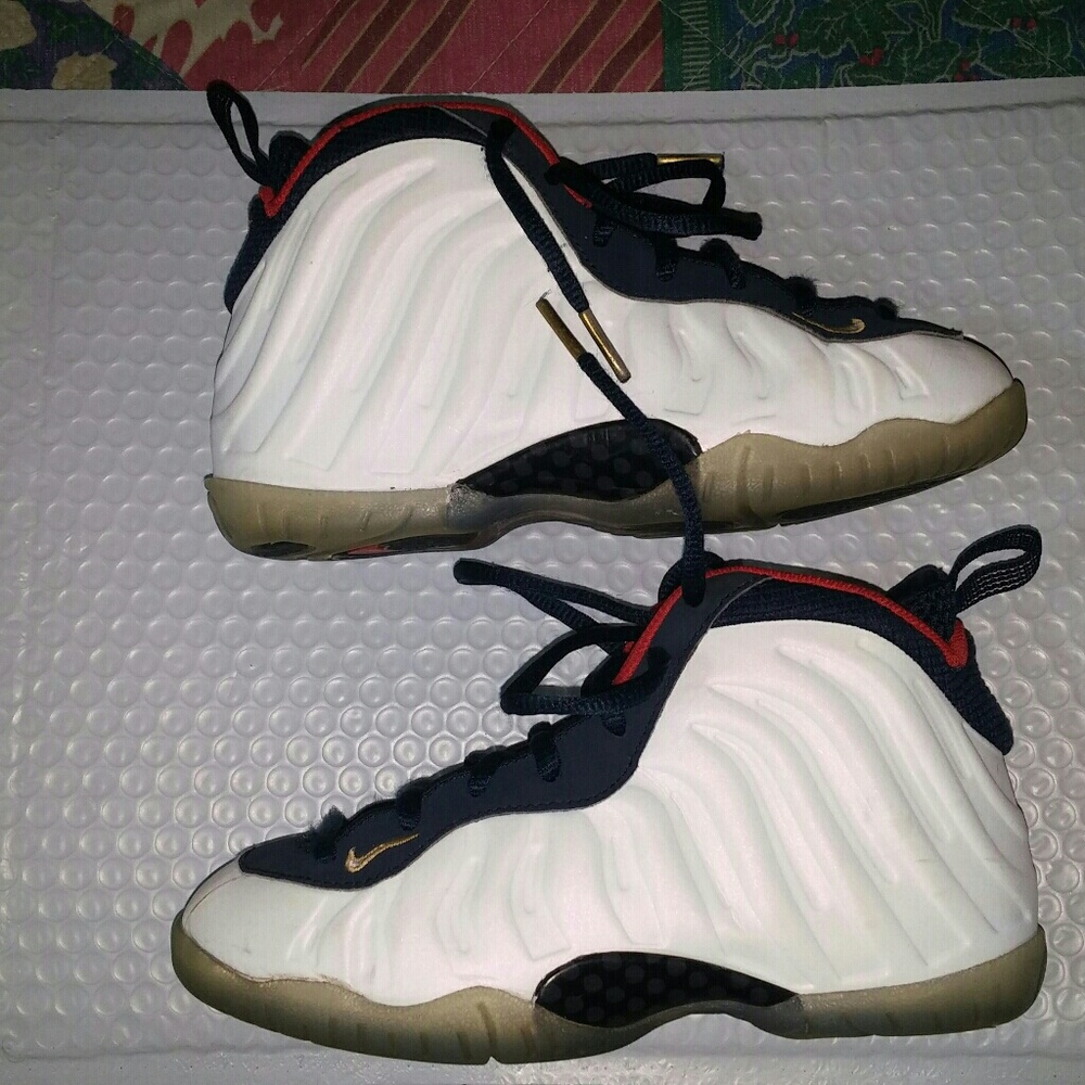 Boys Nike Foamposite Olympic